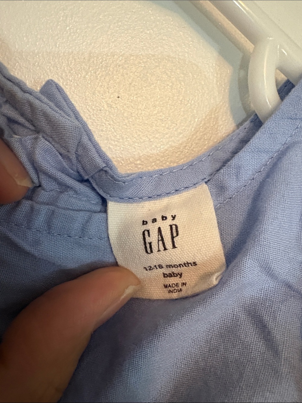 GAP Light Blue Embroidered Two-Piece Shorts Set - Picture 3 of 3